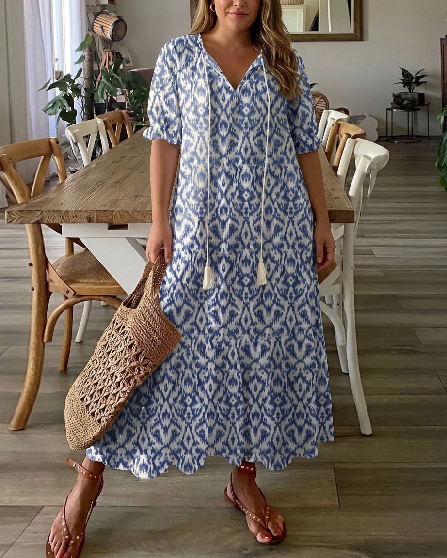 Rosalind – Flowy Boho Maxi Dress with a Comfortable Fit