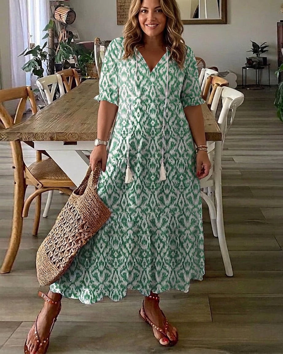 Rosalind – Flowy Boho Maxi Dress with a Comfortable Fit
