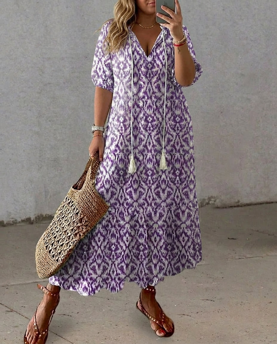 Rosalind – Flowy Boho Maxi Dress with a Comfortable Fit