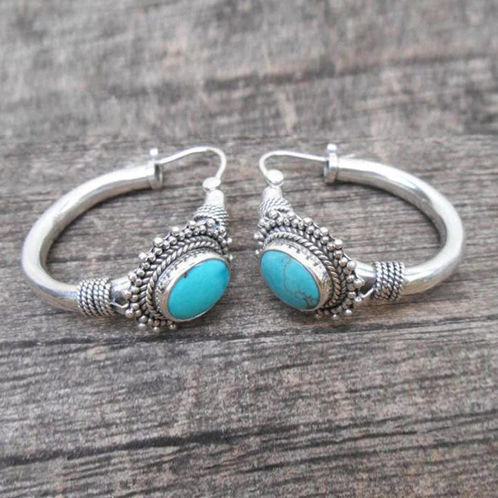 Elettra™ - Vintage Turquoise Earrings