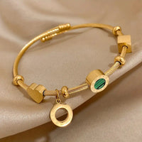 Elore™ - Bracciale con Pietra di Smeraldo