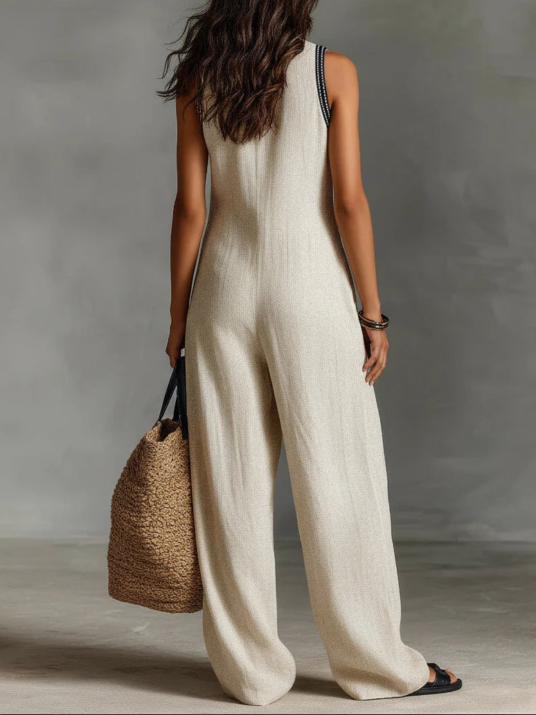Rêverina™ - Wide-Leg Summer Jumpsuit