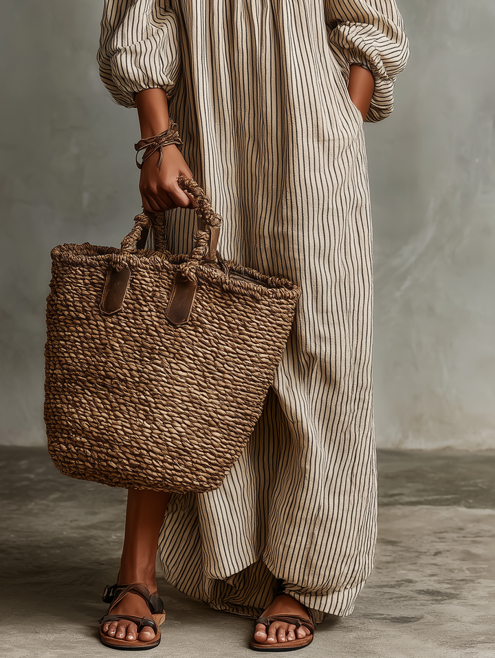 Araminta™ - Off-Shoulder Long Sleeve Maxi Dress