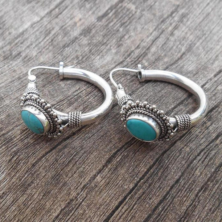 Elettra™ - Vintage Turquoise Earrings