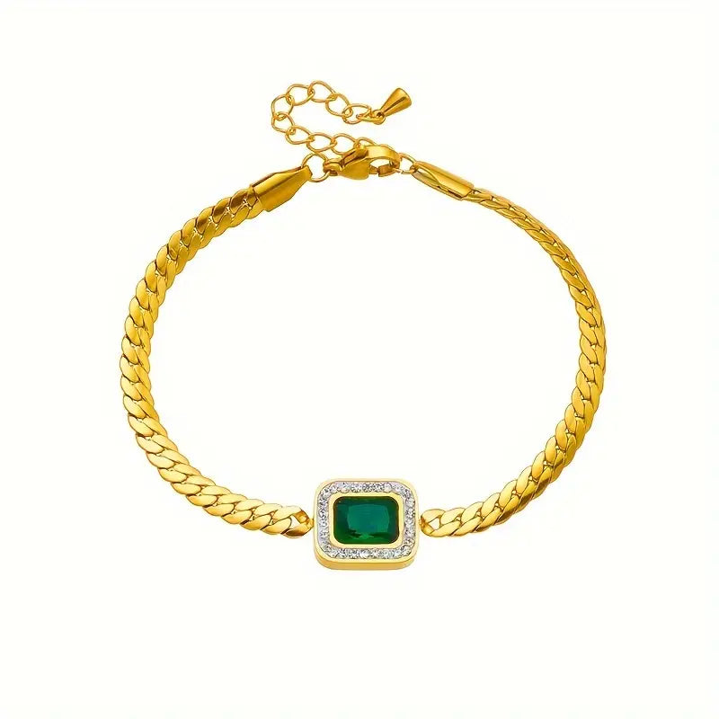 Orave™ - Bracciale con Gemma di Smeraldo