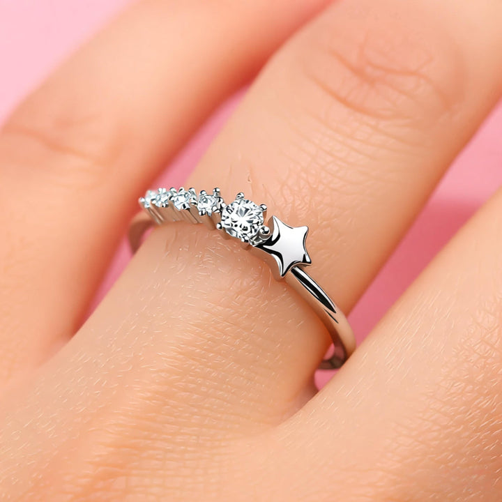 Serelle™ - Timeless Star CZ Ring