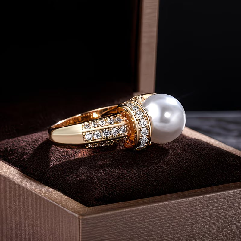 Crown Pearl Ring