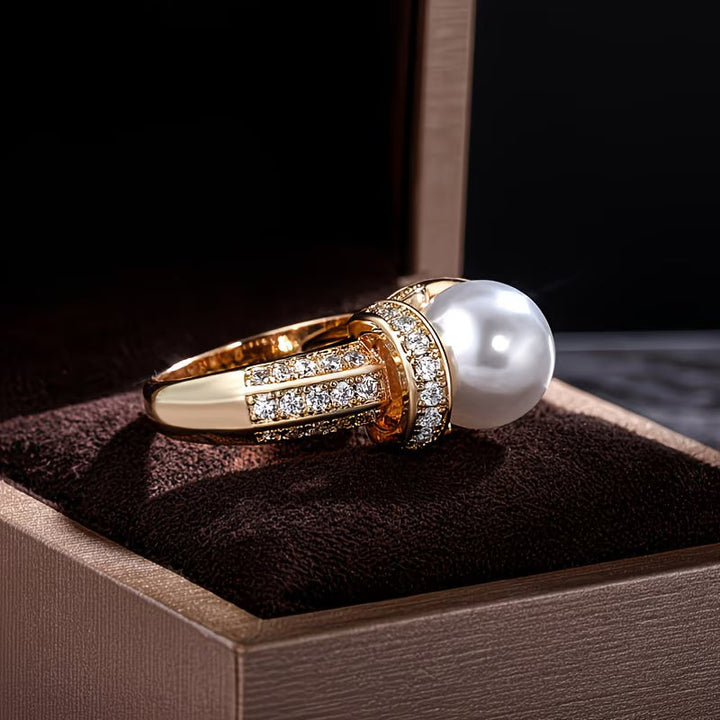 Crown Pearl Ring