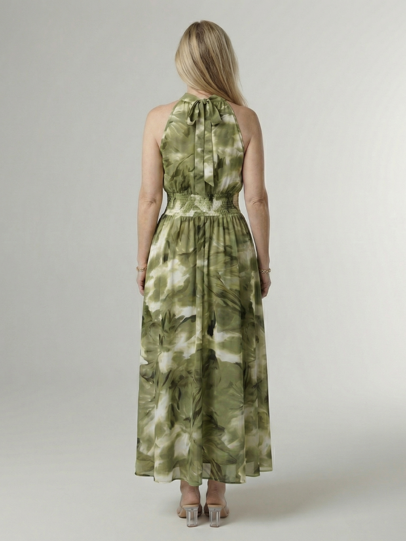Reniella™ - Halter Midi Dress