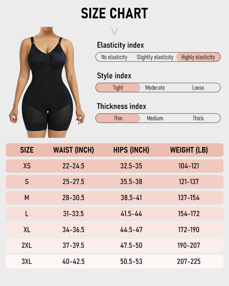 SculptLift - Tummy Control Butt Lifter Shaper with Zipper Crotch Fajas Colombianas
