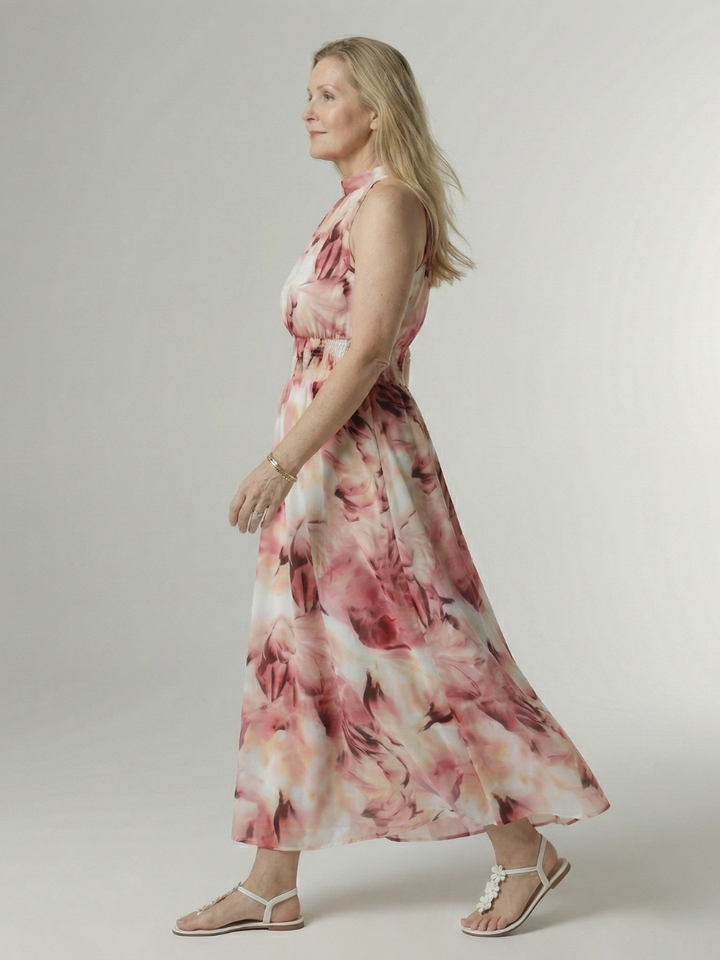 Reniella™ - Halter Midi Dress
