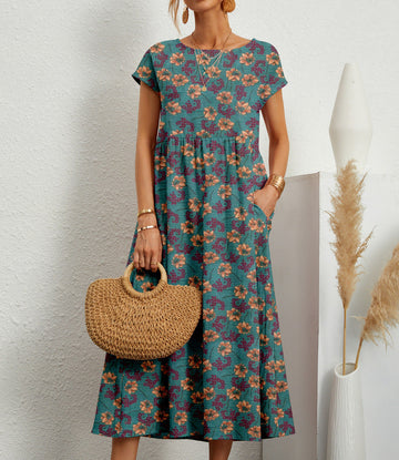 Diana™ - Elegant Floral Dress
