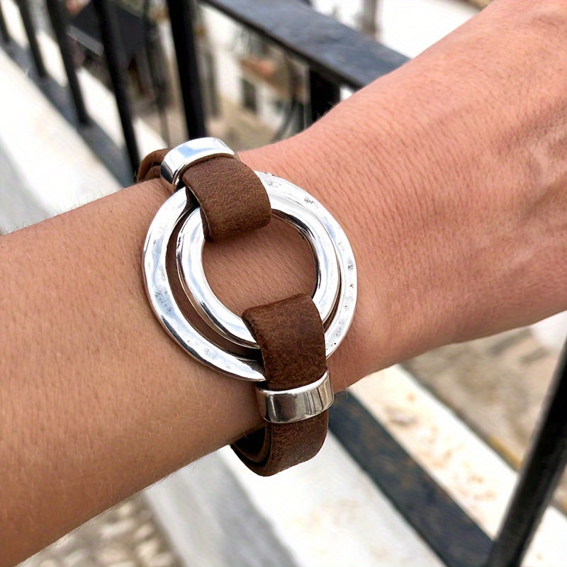 Arvelle™ - Vintage Boho Double Ring Bracelet