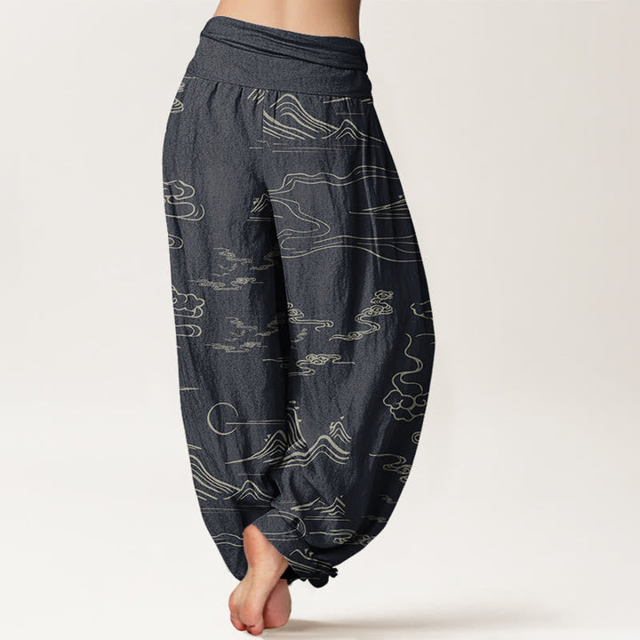 Aurienne™ - Mountain & Moon Design Pants