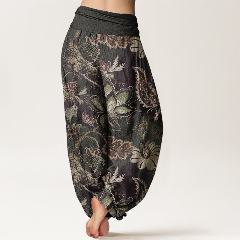 Roseline™ - Floral Cotton Harem Pants