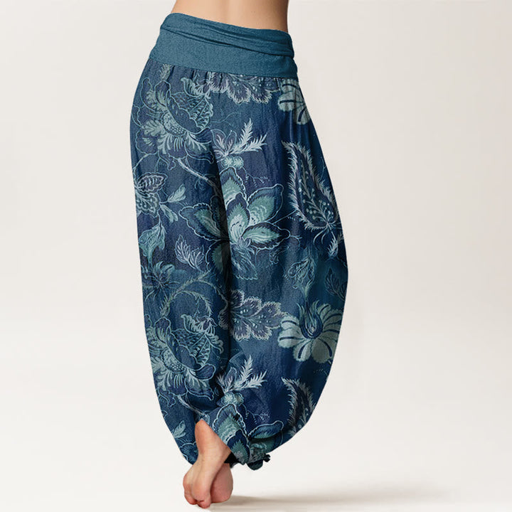 Roseline™ - Floral Cotton Harem Pants