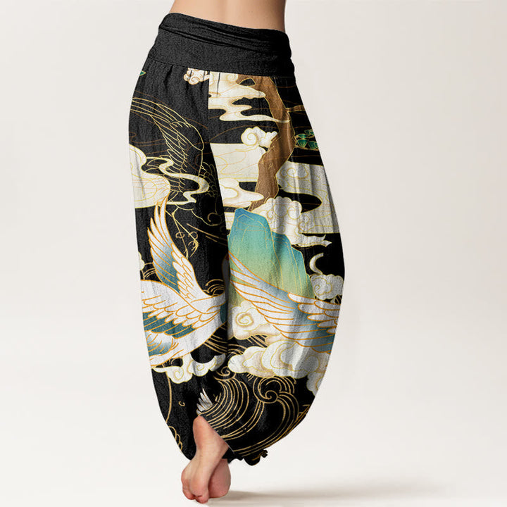 Aureline™ – Lucky Cranes Design Pants