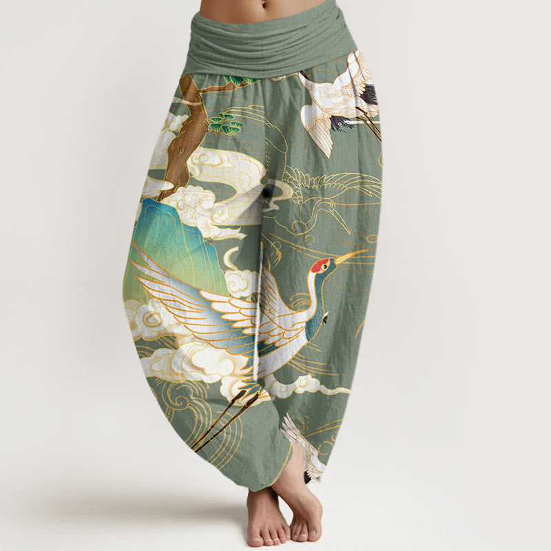 Aureline™ – Lucky Cranes Design Pants