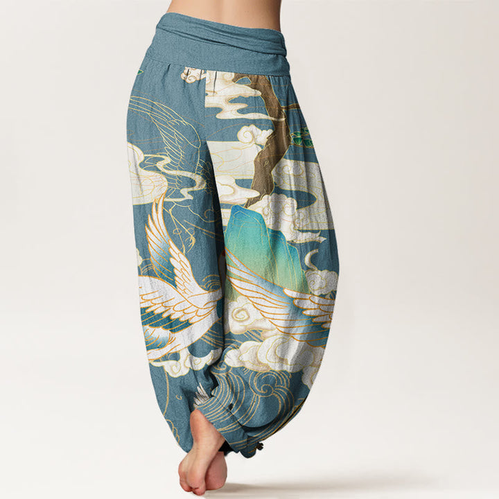 Aureline™ – Lucky Cranes Design Pants