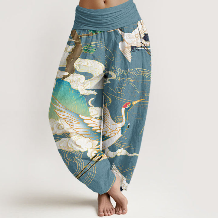 Aureline™ – Lucky Cranes Design Pants
