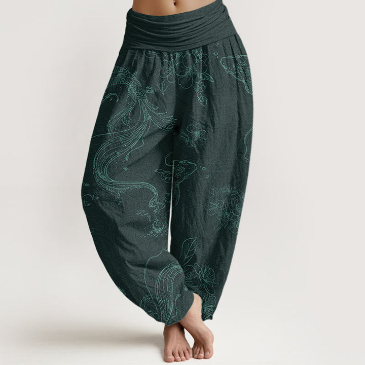 Seraline™ -  Koi Fish Pattern Pants