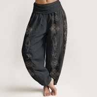 Virelia™ - Lotus Blossom Pattern Pants