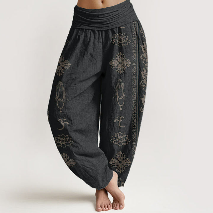 Virelia™ - Lotus Blossom Pattern Pants