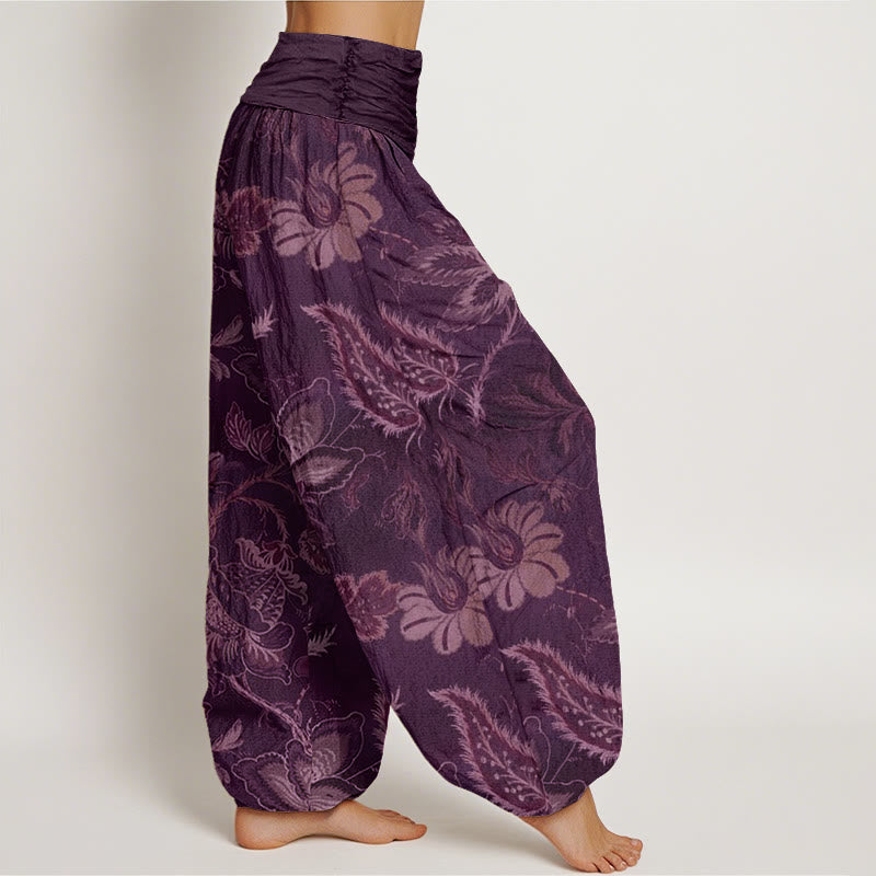 Roseline™ - Floral Cotton Harem Pants