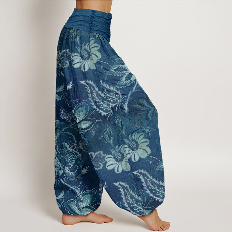 Roseline™ - Floral Cotton Harem Pants