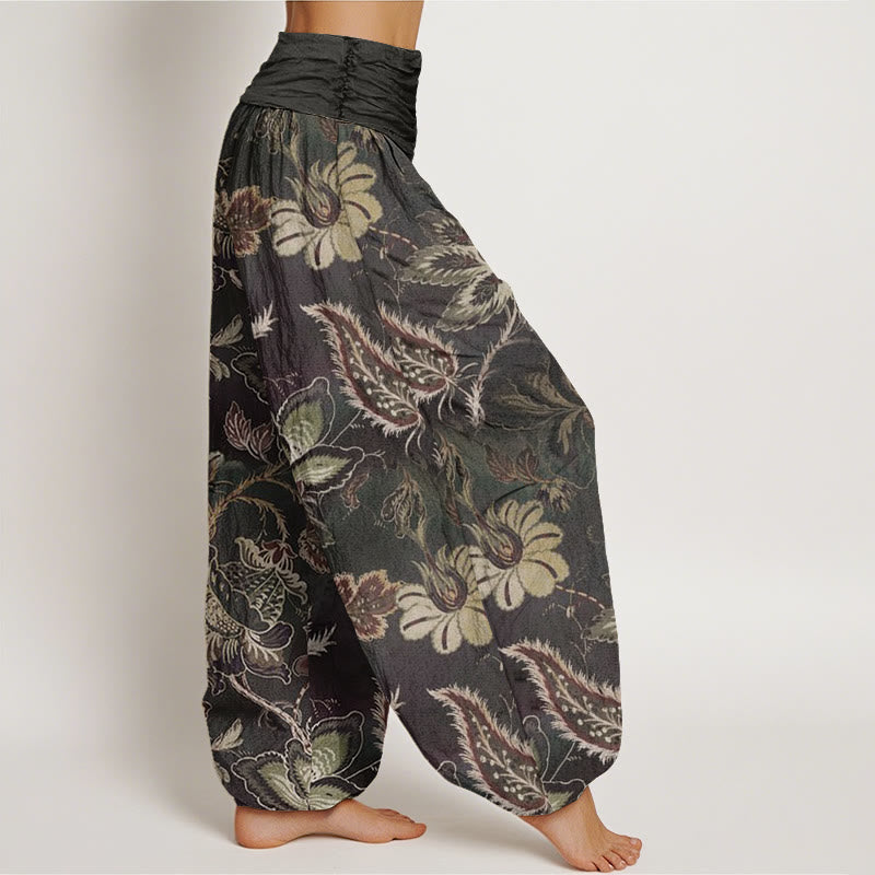 Roseline™ - Floral Cotton Harem Pants