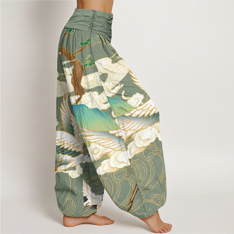 Aureline™ – Lucky Cranes Design Pants