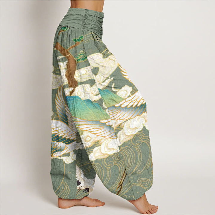 Aureline™ – Lucky Cranes Design Pants