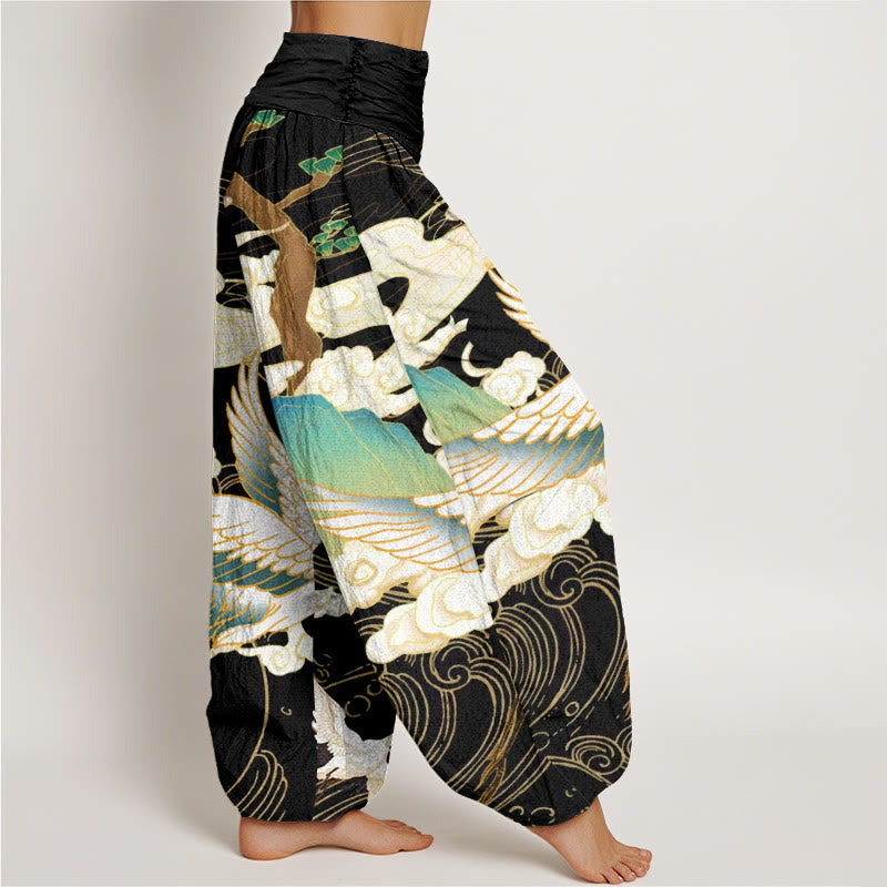 Aureline™ – Lucky Cranes Design Pants