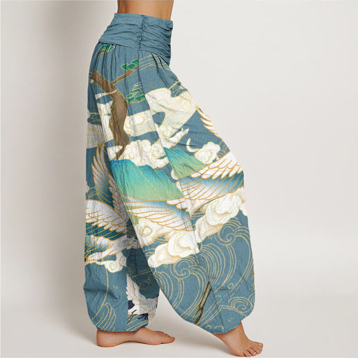 Aureline™ – Lucky Cranes Design Pants