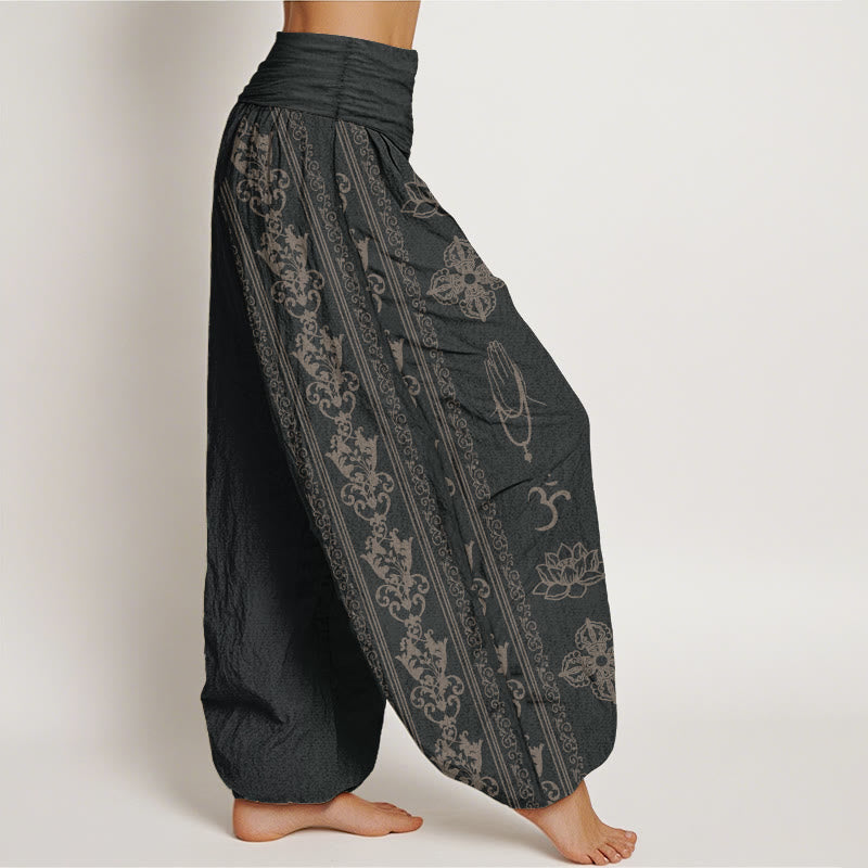 Virelia™ - Lotus Blossom Pattern Pants