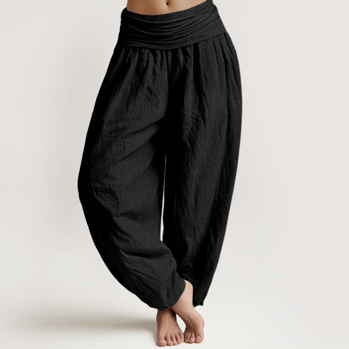 Veloura™ - Black Harem Pants