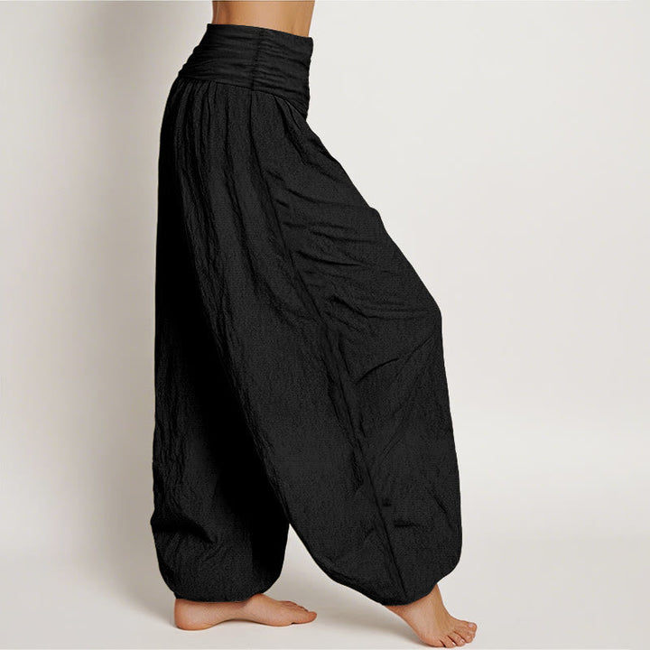 Veloura™ - Black Harem Pants