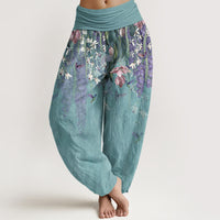Elanora™ -  Floral Bird Pants
