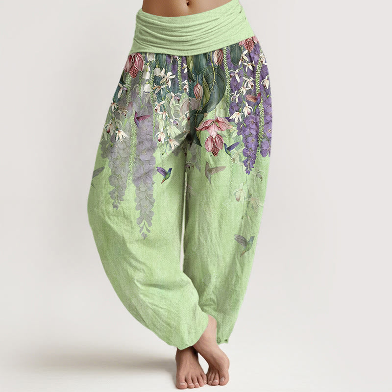 Elanora™ -  Floral Bird Pants