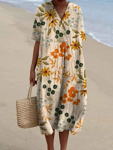 Corbelle™ - Summer Floral Maxi Dress