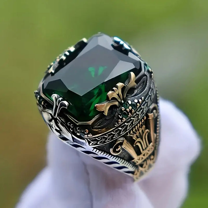 Klara™ - Emerin Mixed Gold Ring