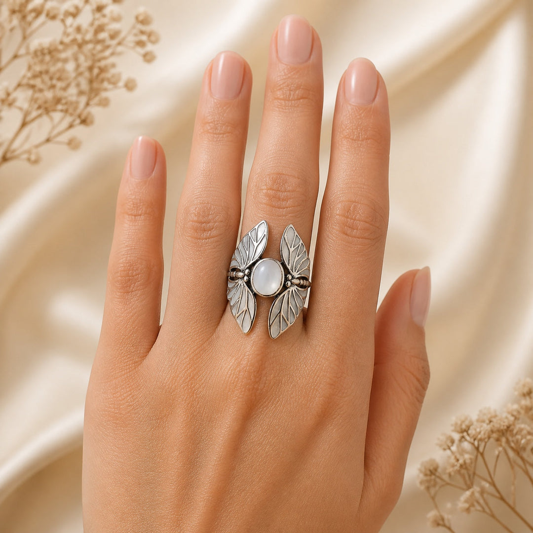 Valora™ - Eternal Moonlit Butterfly Ring