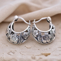 Evella™ - Signature Floral Hoop Earrings