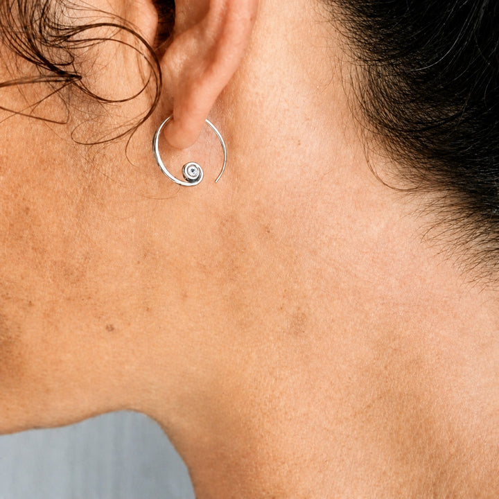 Aurevia™- Minimalist Twisted Hoop Earrings