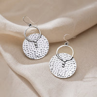 Elaris™ - Vintage Textured Circle Earrings