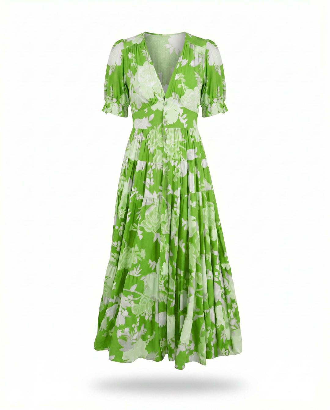 Meadow-Inspired Print Dress