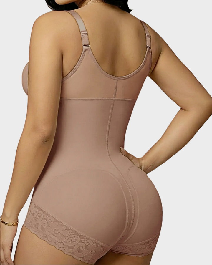 Silvara - High Waisted High Compression Tummy Control Colombian Faja with Butt Lifter