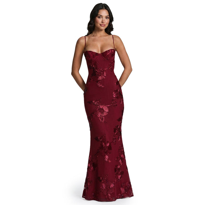 Elegant Stitch Maxi Dress