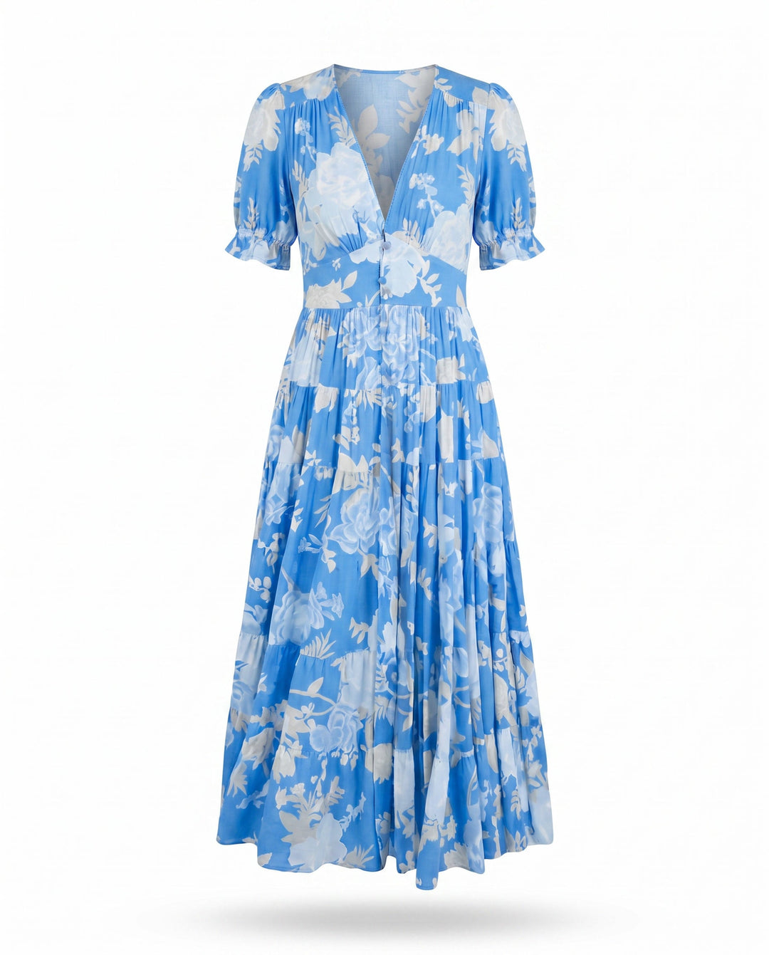 Meadow-Inspired Print Dress