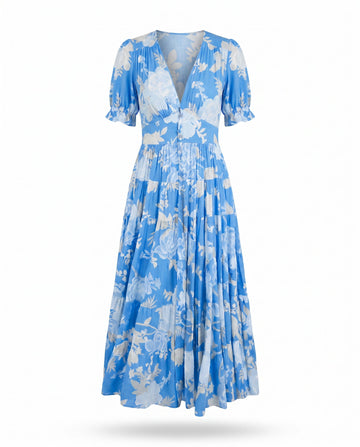 Meadow-Inspired Print Dress